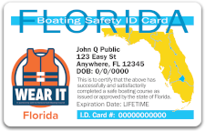 Florida Safe Boating Card
